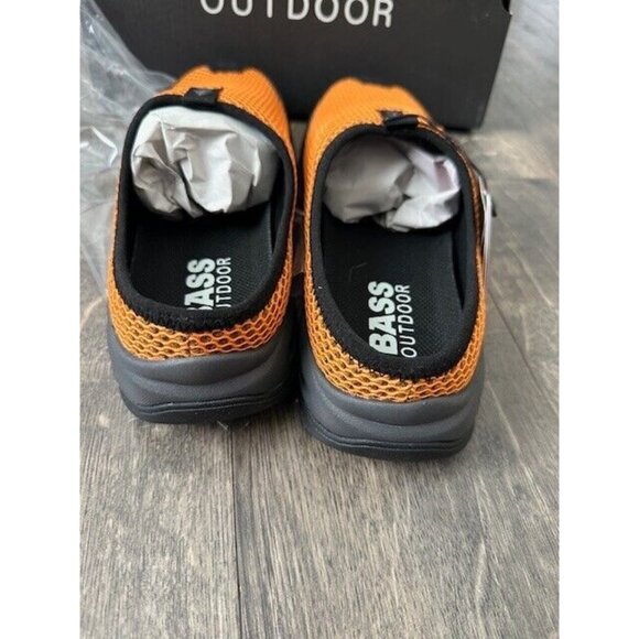 Bass Outdoors Aqua Mesh Slide Water Shoes Flame Orange 8 BA22A310 New in Box - Picture 5 of 6